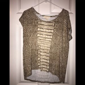 Michael Kors reptile design shirt